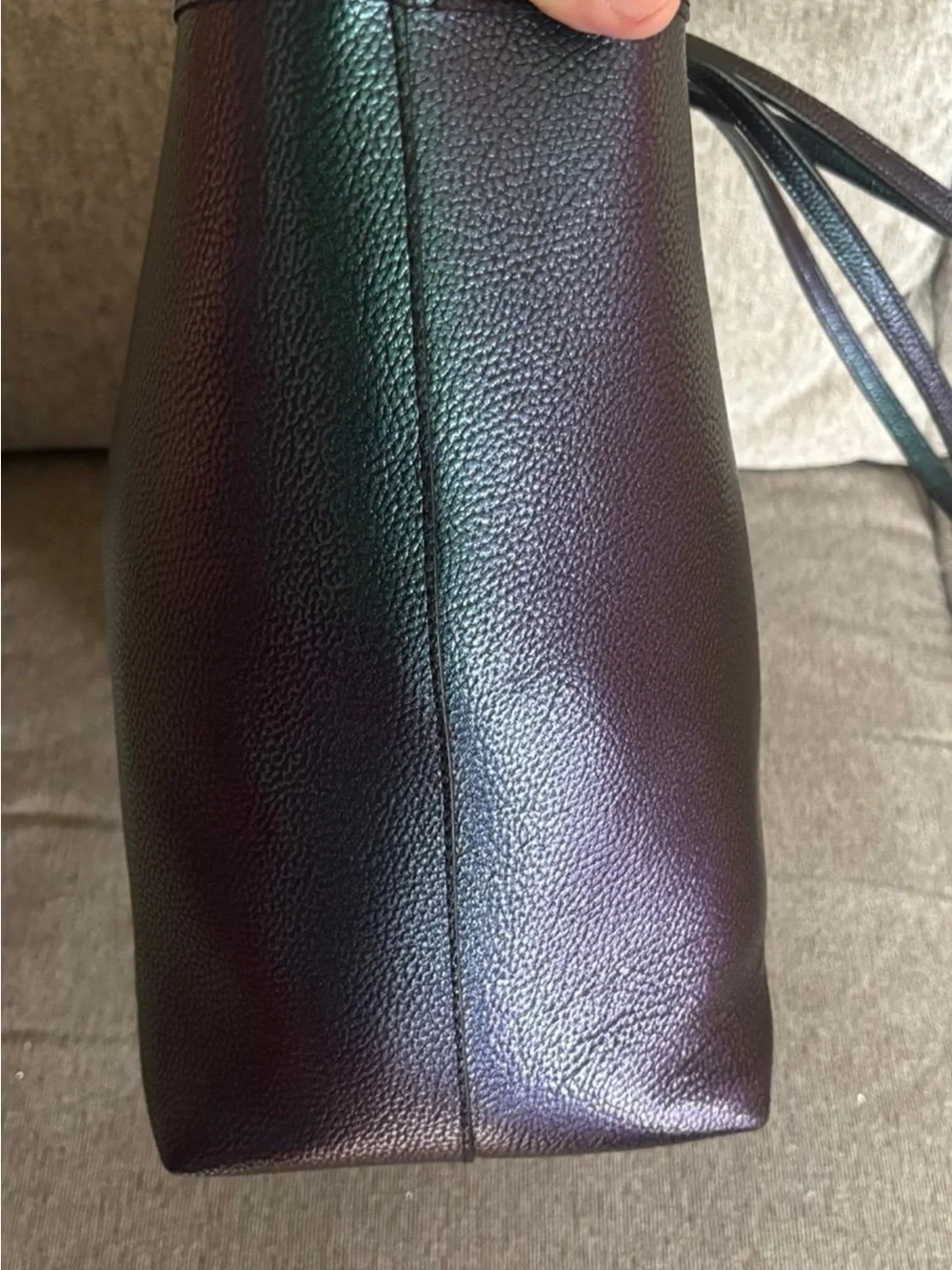 Coach Hologram Oil Slick Iridescent Mermaid Open City Tote 22550